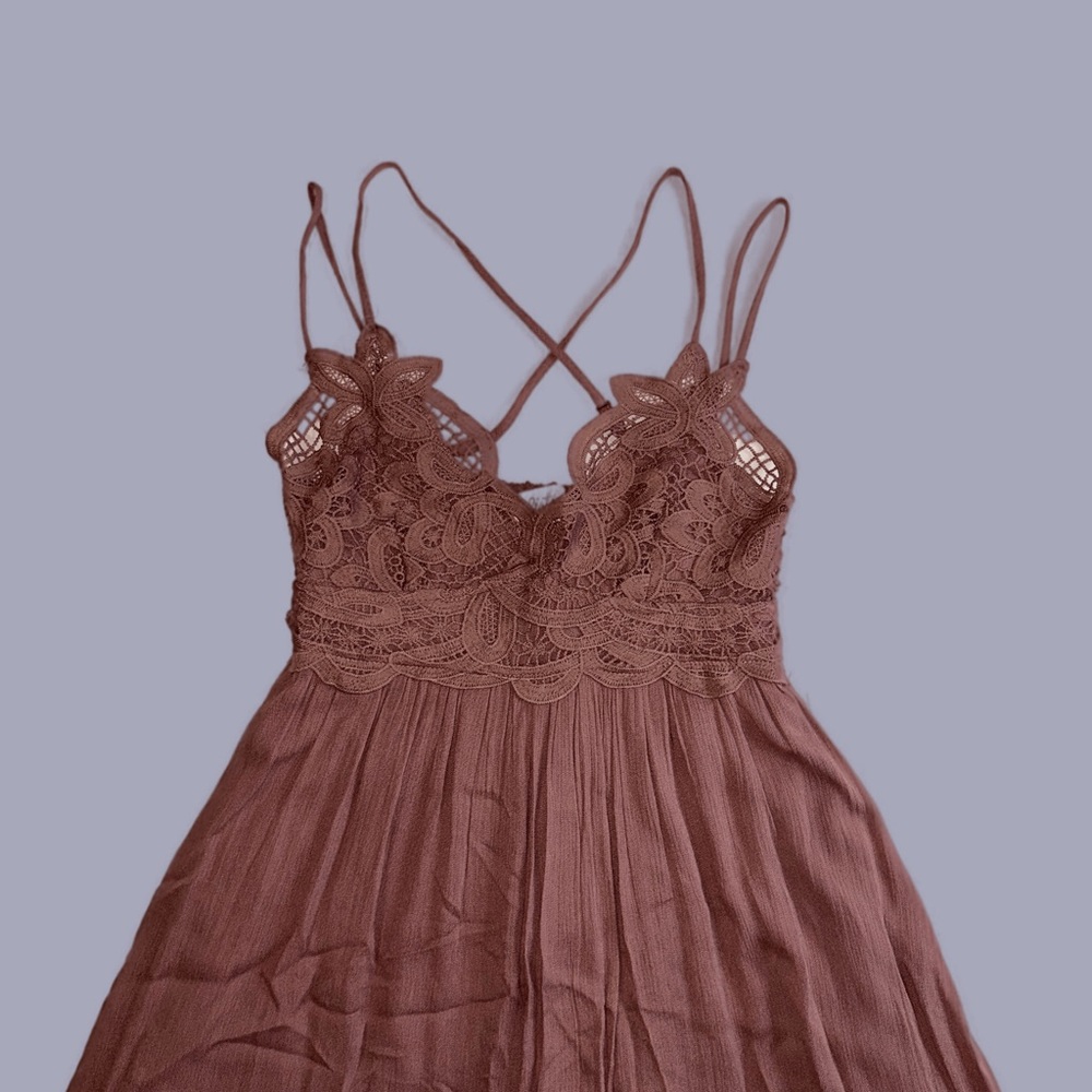 FLORAL BRALETTE ROMPER DRESS (S)